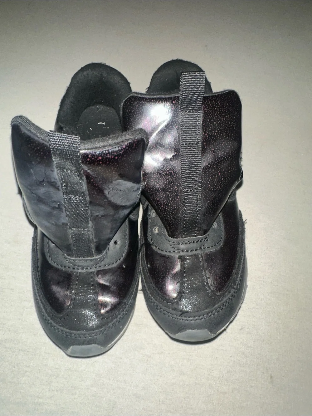 Kids Size 13 Cat & Jack Black Shimmery Slip-On Sneakers